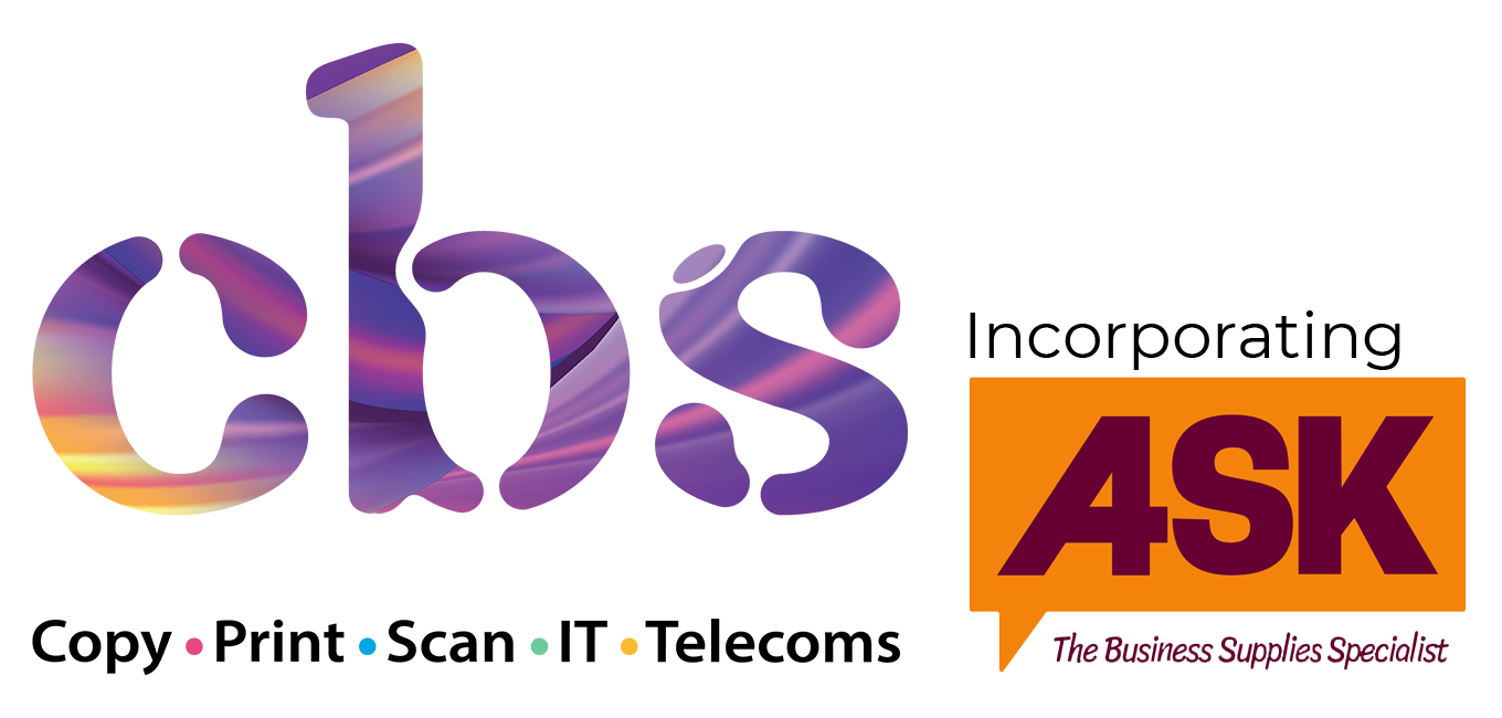 CBS incorporating ASK office supplies - logos.